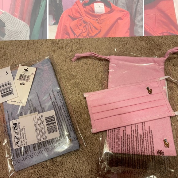 COPY - Polo Cotton Cloth Mask NEW! - Picture 2 of 3